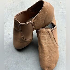DANCEYOU Slipon Leather Jazz shoes